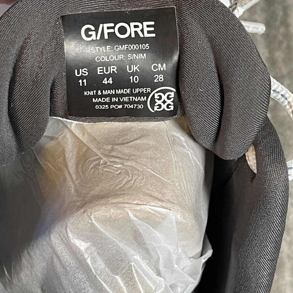 G/Fore MG4+ Stippled Golf Shoes Mens Size 11 White Gray Pink GMF000105 - Picture 9 of 14
